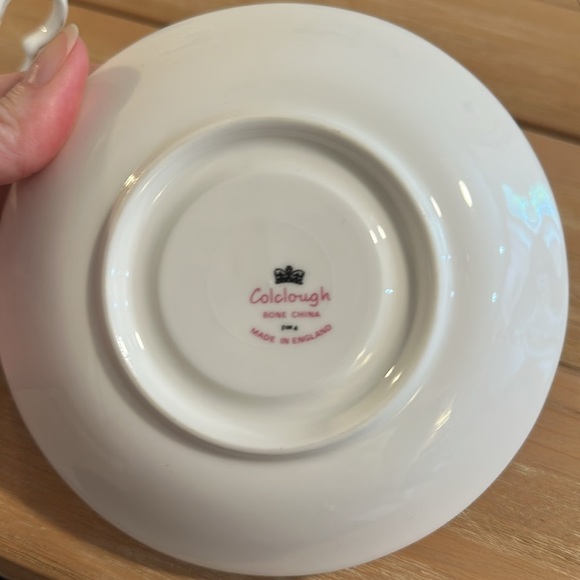 Colclough Tea Cup and Saucer Floral Set Vintage porcelain tea party - Picture 4 of 4